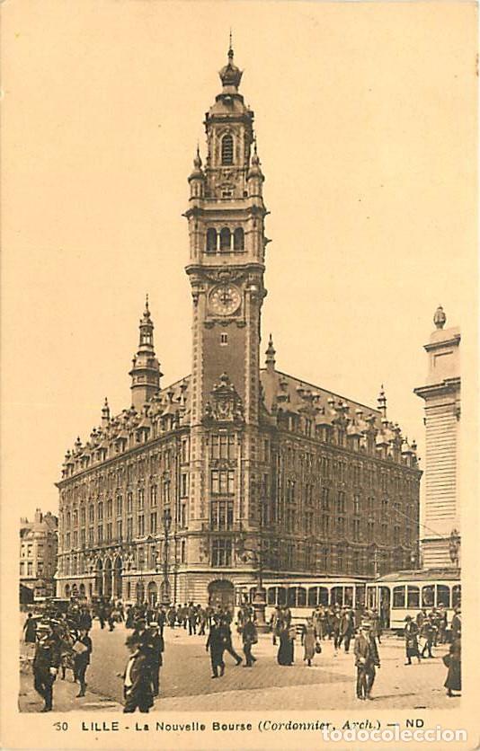 Cartoline: France - 59 - Lille - La Nouvelle Bourse - Anim&eacute;e - CPA - Voir Scans Recto-Verso