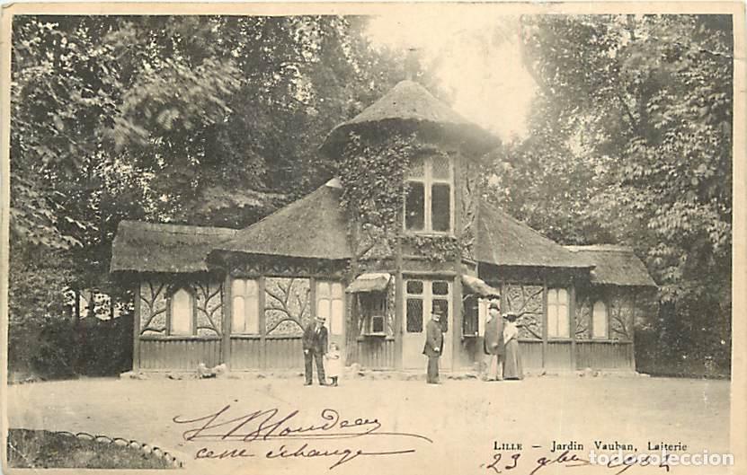 Postais: France - 59 - Lille - Jardin Vauban - La Laiterie - Anim&eacute;e - Pr&eacute;curseur - Oblit&eacute;ration ronde de 1902