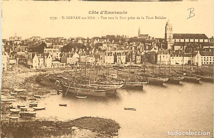 Postais: France - 35 - Saint Servan sur Mer - Vue vers le Port prise de la Tour Solidor - Bateaux - Carte Neu