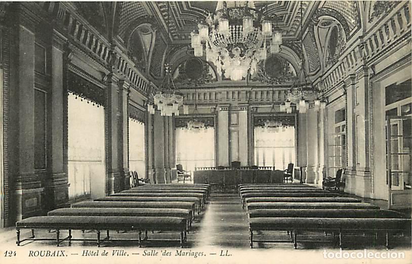 Postais: France - 59 - Roubaix - Hotel de Ville - Salle des Mariages - CPA - Voir Scans Recto-Verso
