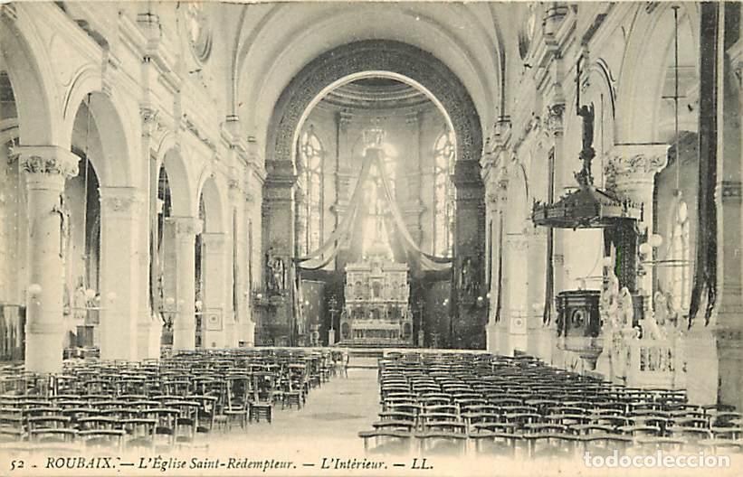 Postais: France - 59 - Roubaix - Eglise Saint-R&eacute;dempteur - L'int&eacute;rieur - CPA - Voir Scans Recto-Verso