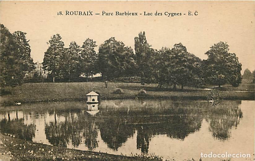 Cartes Postales: France - 59 - Roubaix - Le Parc Barbieux - Lac des Cygnes - CPA - Voir Scans Recto-Verso
