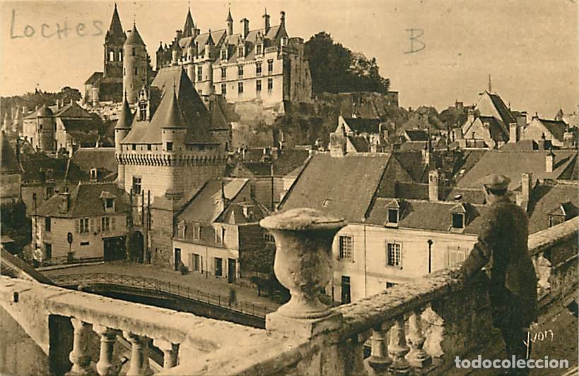 Cartoline: France - 37 - Loches - Le Ch&acirc;teau Royal et la Porte des Cordeliers - Anim&eacute;e - CPA - Voir Scans Recto