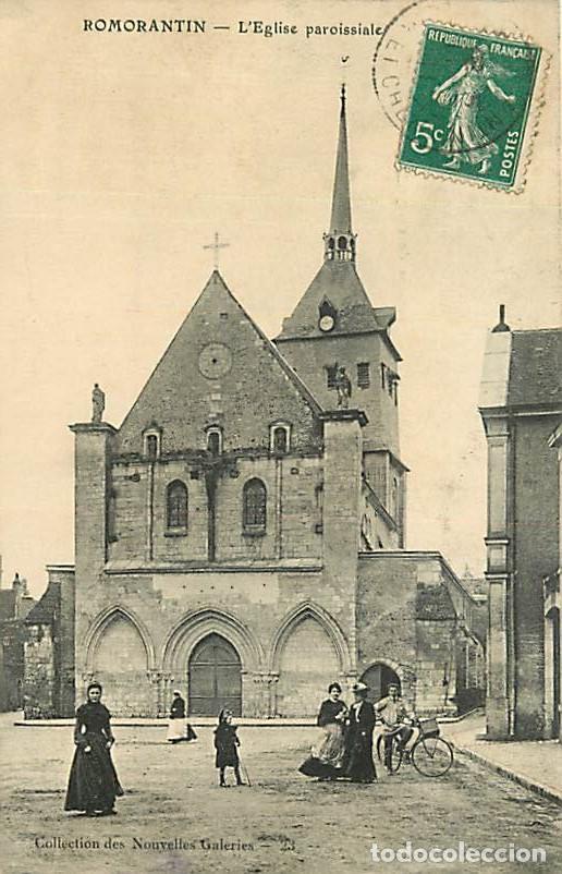 Cartoline: France - 41 - Romorantin - L'Eglise paroissiale - Anim&eacute;e - CPA - Voir Scans Recto-Verso