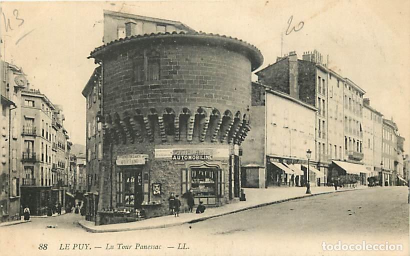 Cartoline: France - 43 - Le Puy en Velay - La Tour Panessac - Anim&eacute;e - Correspondance - Voyag&eacute;e en 1918 - Publi