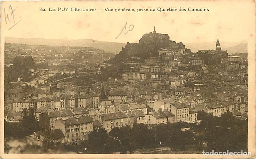 Cartoline: France - 43 - Le Puy en Velay - Vue g&eacute;n&eacute;rale, prise du Quartier des Capucins - Correspondance - Voya