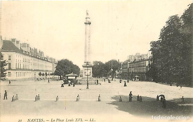 Cartes Postales: France - 44 - Nantes - La Place Louis XVI - Anim&eacute;e - Carte Neuve - CPA - Voir Scans Recto-Verso