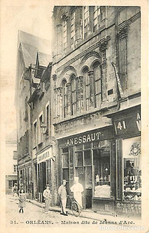 Postkarten: France - 45 - Orl&eacute;ans - Maison dite de Jeanne d'Arc - Anim&eacute;e - Correspondance - Oblit&eacute;ration ronde d