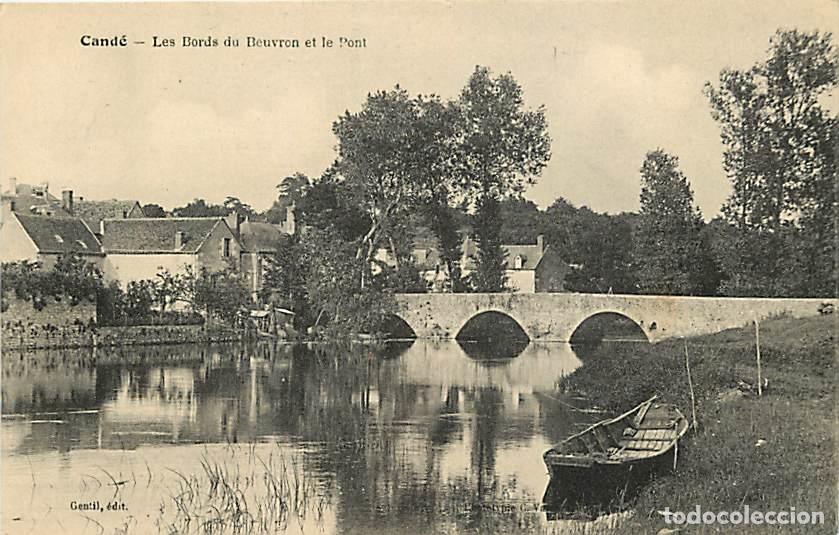 Postkarten: France - 49 - Cand&eacute; - Les Bords du Beuvron et le Pont - CPA - Voir Scans Recto-Verso