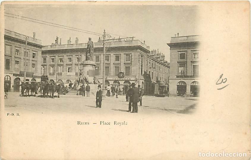 Postkarten: France - 51 - Reims - Place Royale - Anim&eacute;e - Pr&eacute;curseur - CPA - Voir Scans Recto-Verso