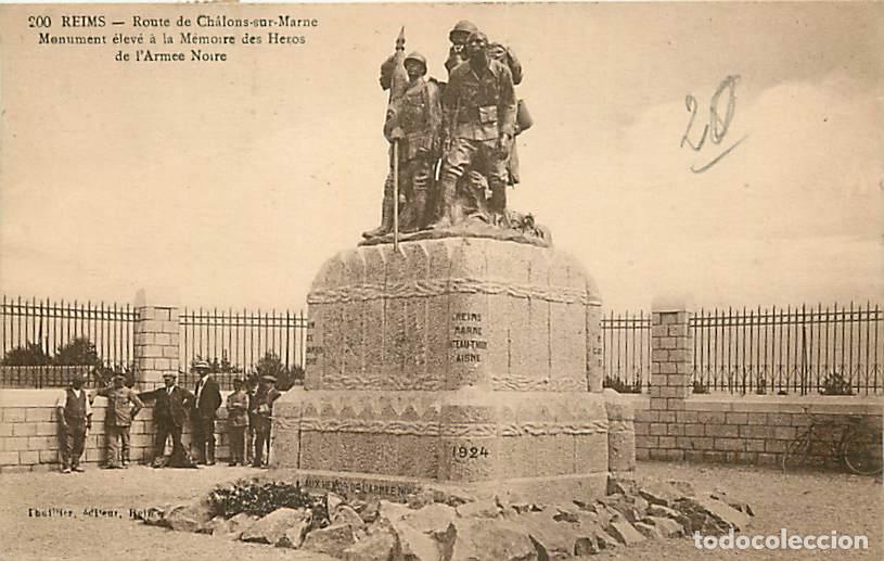 Postkarten: France - 51 - Reims - Route de Ch&acirc;lons-sur-Marne - Monument &eacute;lev&eacute; &agrave; la M&eacute;moire des H&eacute;ros de l'Arm&eacute;e