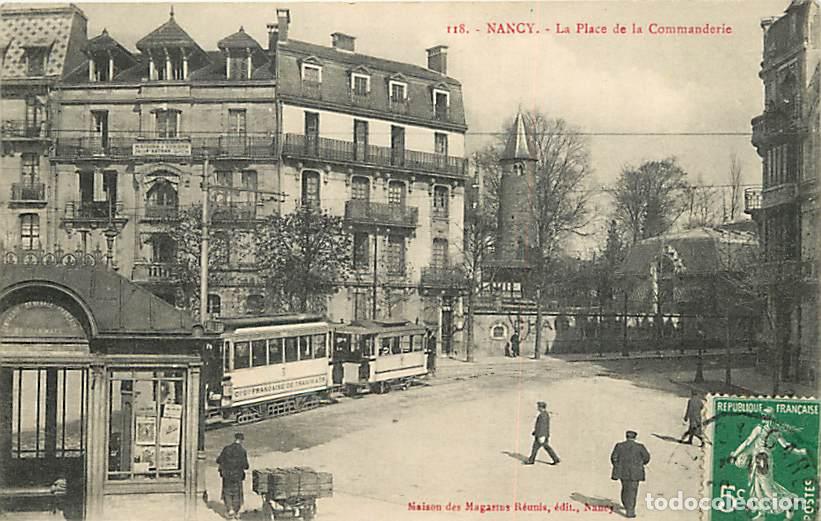 Cartes Postales: France - 54 - Nancy - La Place de la Commanderie - Anim&eacute;e - Tramway - CPA - Voir Scans Recto-Verso