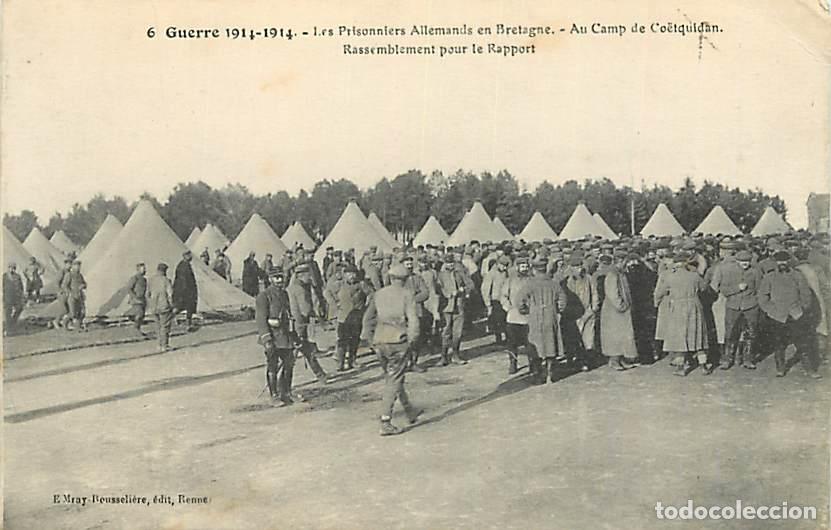 Postais: France - 56 - Camp de Coetquidan - Guerre 1914-1918 - Les Prisonniers Allemands en Bretagne - Rassem
