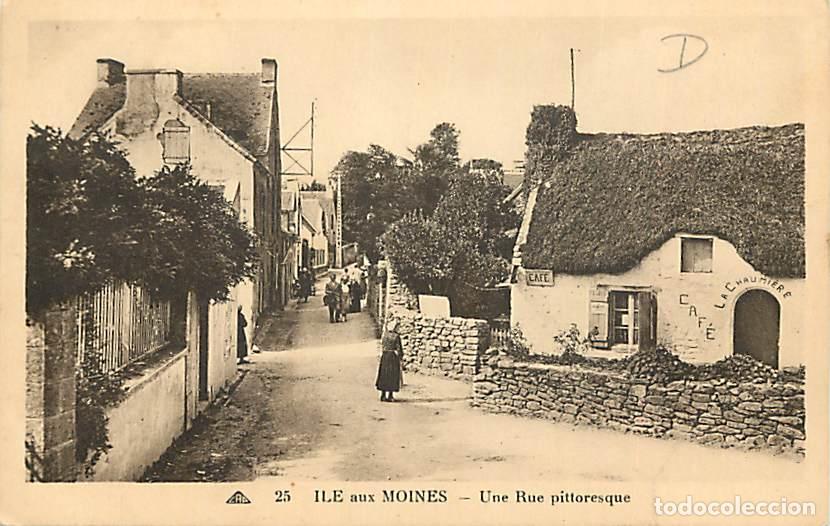 Postais: France - 56 - Ile aux Moines - Une Rue pittoresque - Anim&eacute;e - CPA - Voir Scans Recto-Verso