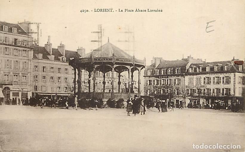 Postais: France - 56 - Lorient - La Place Alsace Lorraine - Anim&eacute;e - Correspondance - Oblit&eacute;ration ronde de 1