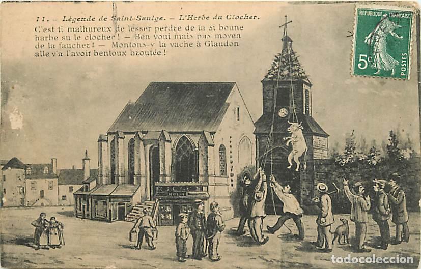 Postkarten: France - 58 - Saint-Saulge - L&eacute;gende de Saint-Saulge - L'Herbe au Clocher - CPA - Voir Scans Recto-V