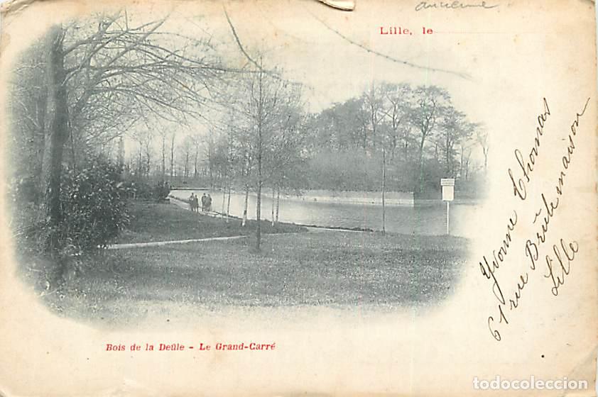 Postkarten: France - 59 - Lille - Bois de la Deule - Le Grand Carr&eacute; - Anim&eacute;e - Pr&eacute;curseur - Etat bande sup&eacute;rieur