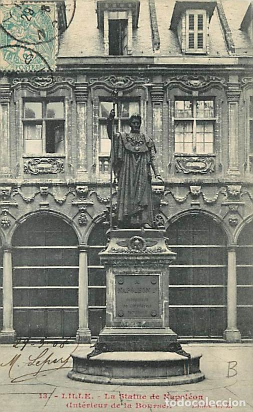 Cartes Postales: France - 59 - Lille - La Statue de Napol&eacute;on - Int&eacute;rieur de la Bourse - CPA - Voir Scans Recto-Verso