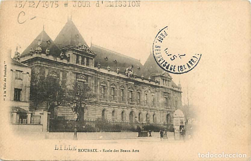 Cartes Postales: France - 59 - Roubaix - Ecole des Beaux Arts - Pr&eacute;curseur - Voyag&eacute;e en 1975 - CPA - Voir Scans Recto