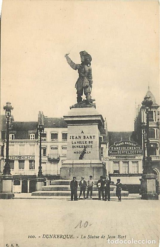 Cartes Postales: France - 59 - Dunkerque - La Statue de Jean Bart - Anim&eacute;e - Correspondance - CPA - Voir Scans Recto-