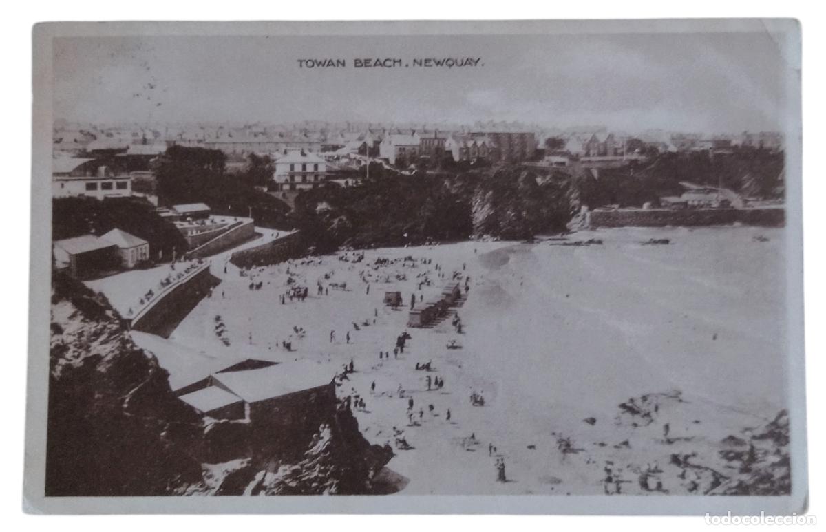 Postales: INGLATERRA. POSTAL VINTAGE CIRCULADA - TOWAN BEACH, NEWQUAY.