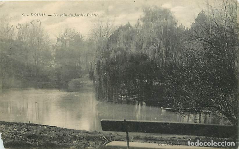 Postkarten: France - 59 - Douai - Un coin du Jardin Public - Correspondance - Etat &eacute;corn&eacute;e - CPA - Voir Scans Re