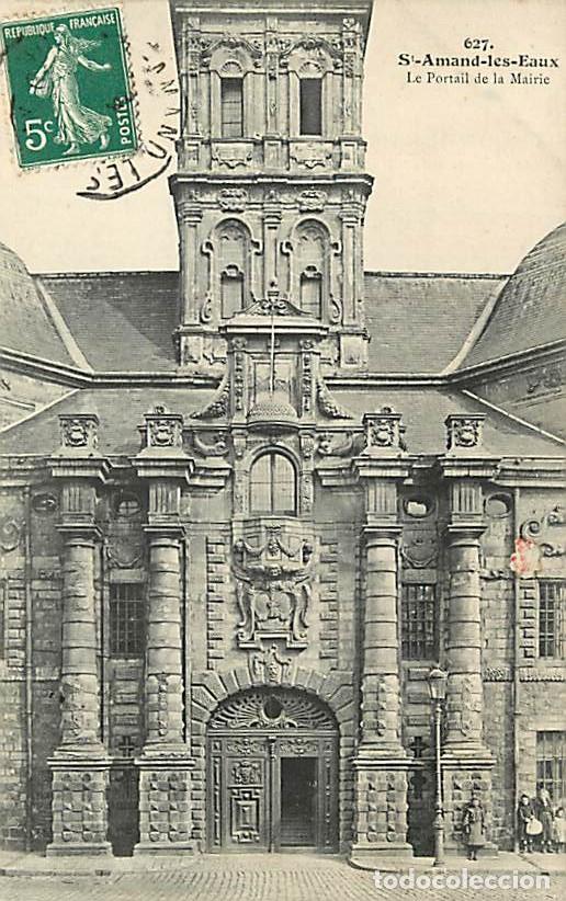 Postkarten: France - 59 - Saint Amand les Eaux - Le Portail de la Mairie - Anim&eacute;e - CPA - Voir Scans Recto-Verso