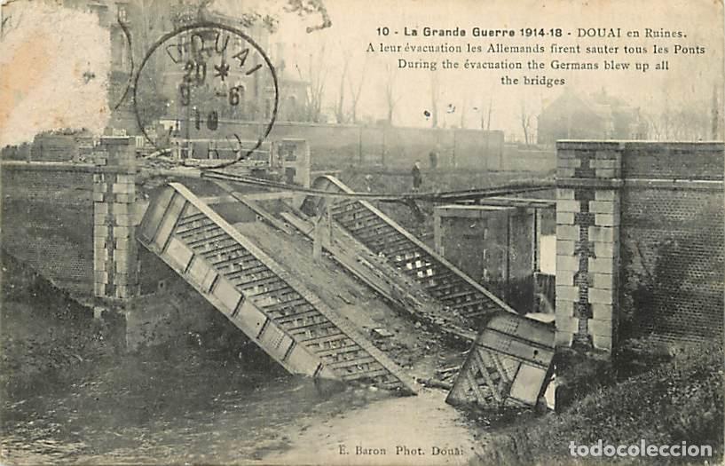 Postkarten: France - 59 - Douai - Guerre 1914-1918 - Douai en ruines - A leur &eacute;vacuation les Allemands firent sa