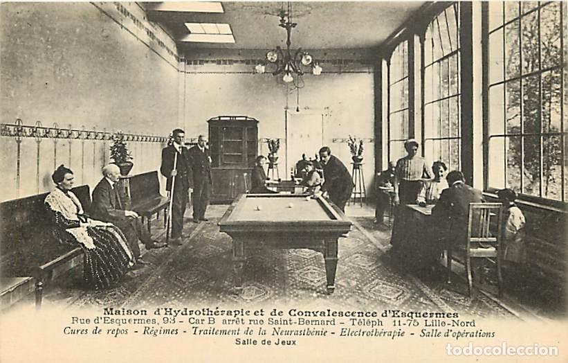 Postkarten: France - 59 - Lille - Maison d'Hydroth&eacute;rapie et de Convalescence d'Esquermes - Salle de Jeux - Anim&eacute;