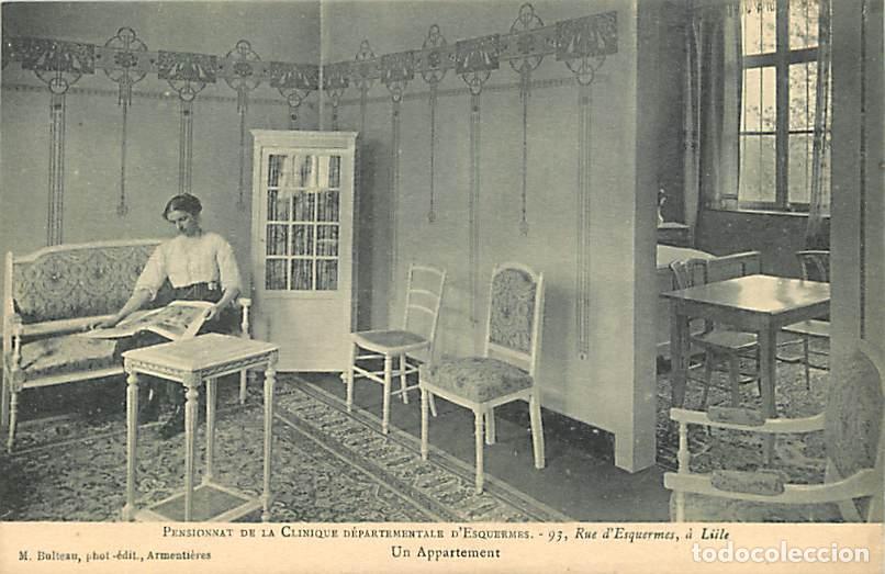Postkarten: France - 59 - Lille - Pensionnat de la Clinique D&eacute;partementale d'Esquermes - Un Appartement - Anim&eacute;e