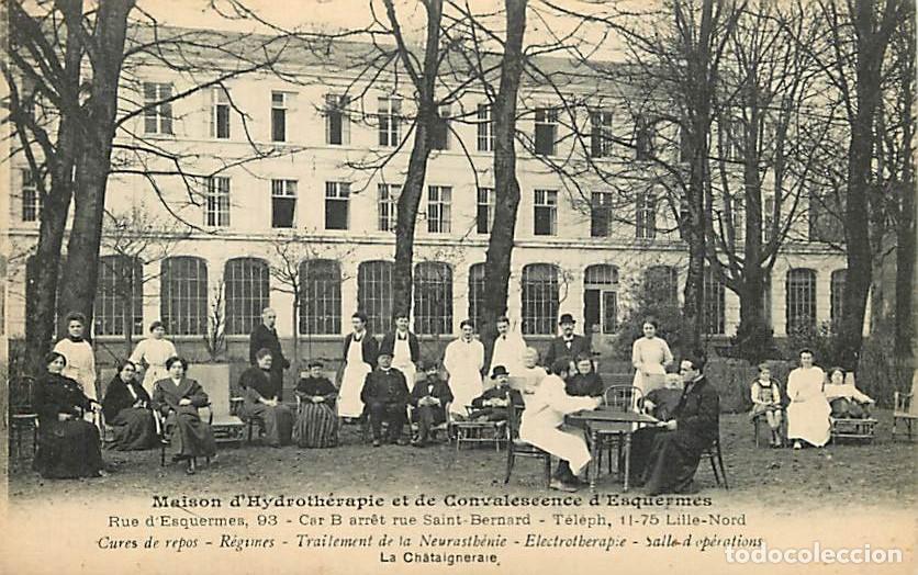 Postkarten: France - 59 - Lille - Maison d'Hydroth&eacute;rapie et de Convalescence d'Esquermes - La Chataigneraie - An