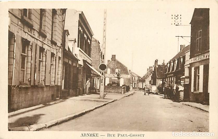 Postkarten: France - 59 - Arn&egrave;ke - Rue Paul Gosset - Anim&eacute;e - Automobiles - CPA - Voir Scans Recto-Verso
