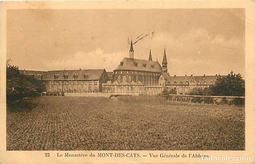 Postkarten: France - 59 - Godewaersvelde - Mont des Cats - Vue G&eacute;n&eacute;rale de l'Abbaye - Voyag&eacute;e en 1939 - CPA - Vo