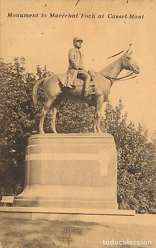 Postkarten: France - 59 - Mont Cassel - Statue &eacute;questre du Mar&eacute;chal Foch - CPA - Voir Scans Recto-Verso
