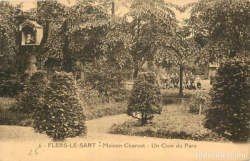 Postkarten: France - 59 - Flers le Sart - Maison Charvet - un coin du Parc - Anim&eacute;e - CPA - Voir Scans Recto-Ver