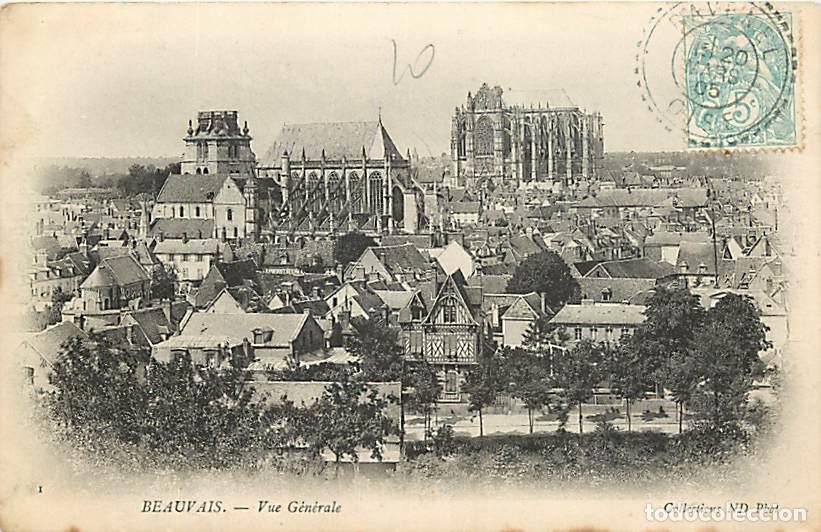 Postkarten: France - 60 - Beauvais - Vue G&eacute;n&eacute;rale - Oblit&eacute;ration ronde de 1905 - CPA - Voir Scans Recto-Verso