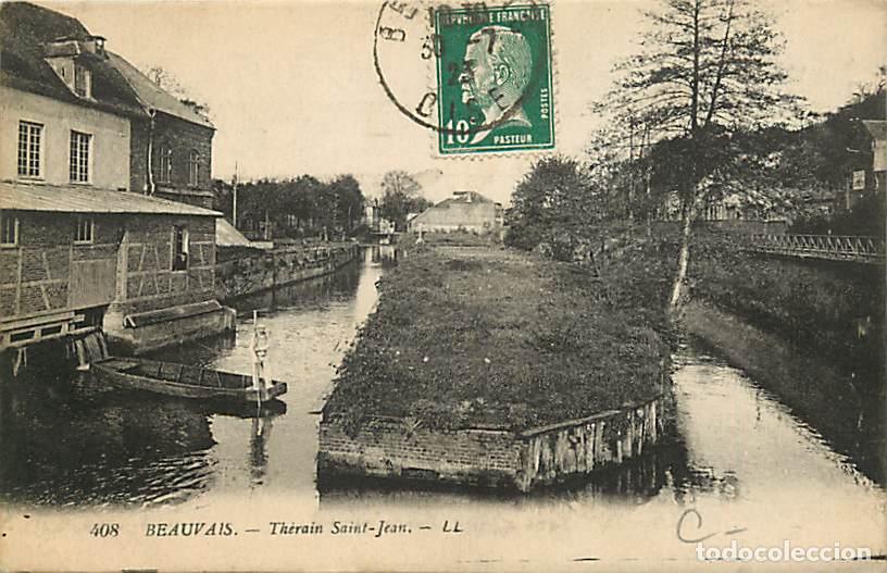 Postkarten: France - 60 - Beauvais - Th&egrave;rain Saint-Jean - Anim&eacute;e - Oblit&eacute;ration ronde de 1923 - CPA - Voir Scans