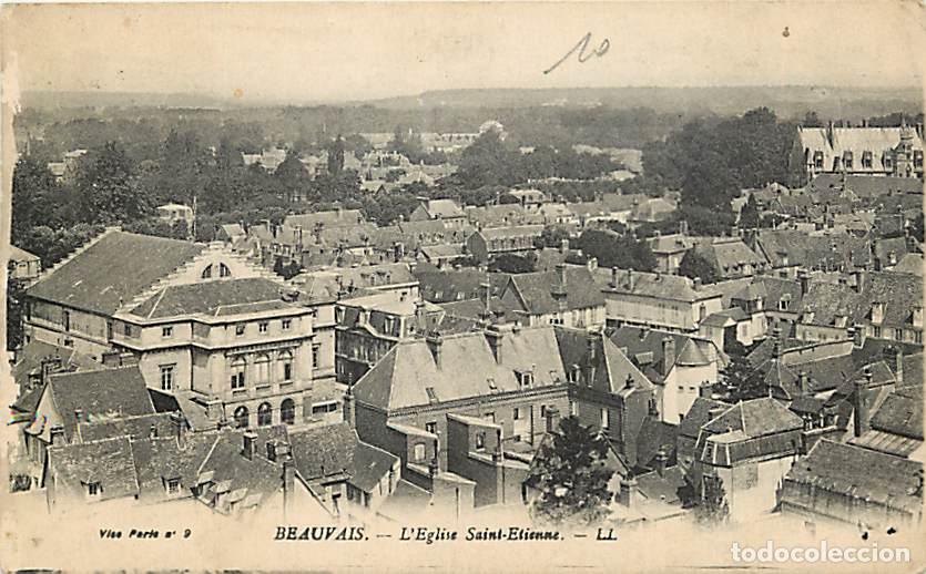Postkarten: France - 60 - Beauvais - L'Eglise Saint Etienne - Voyag&eacute;e en 1918 - CPA - Voir Scans Recto-Verso