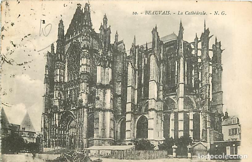 Postkarten: France - 60 - Beauvais - La Cath&eacute;drale - Oblit&eacute;ration ronde de 1923 - CPA - Voir Scans Recto-Verso