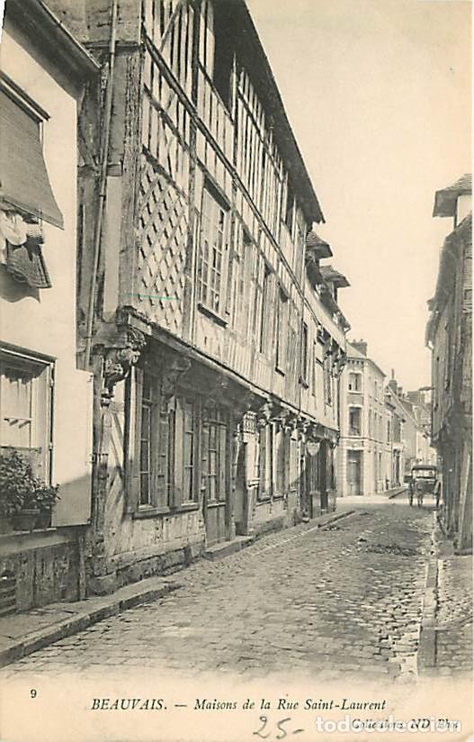 Postkarten: France - 60 - Beauvais - Maisons de la Rue Saint-Laurent - CPA - Voir Scans Recto-Verso
