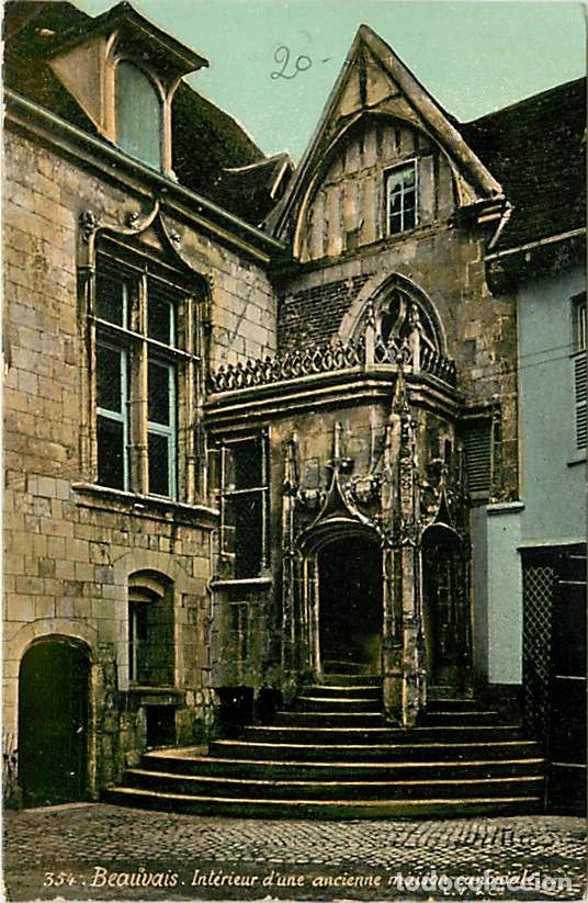 Cartes Postales: France - 60 - Beauvais - Int&eacute;rieur d'une ancienne maison canoniale - Coloris&eacute;e - CPA - Voir Scans Re