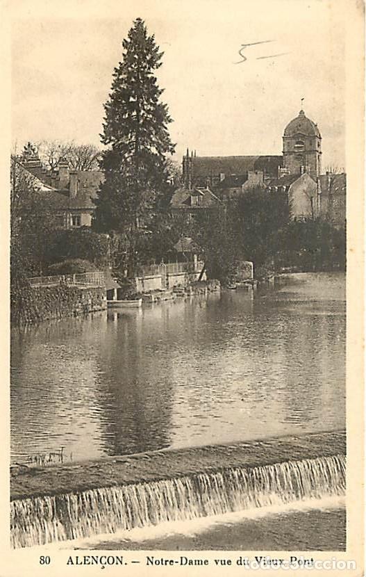 Cartes Postales: France - 61 - Alen&ccedil;on - Notre-Dame vue du Vieux Pont - CPA - Voir Scans Recto-Verso