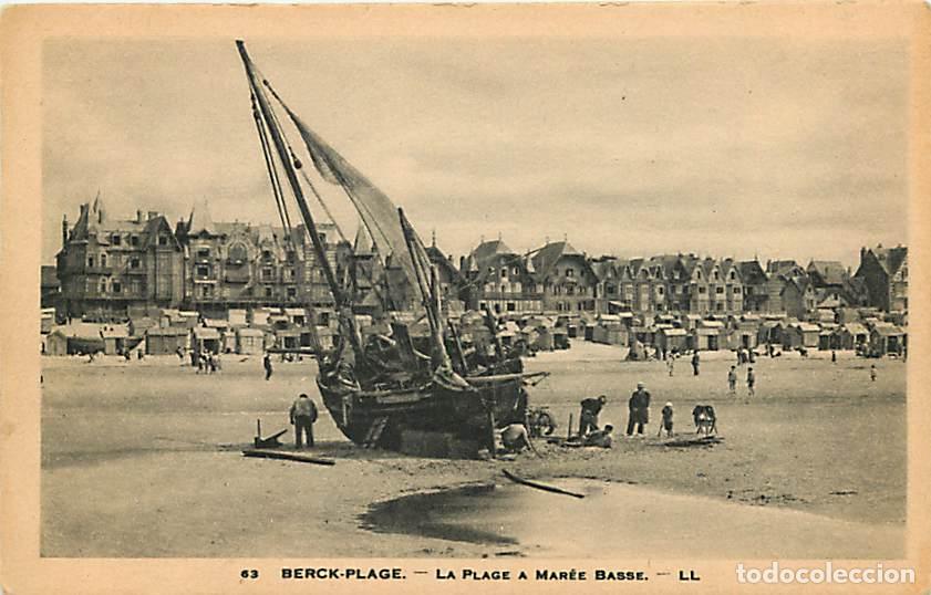 Cartes Postales: France - 62 - Berck sur Mer - La Plage &agrave; Mar&eacute;e Basse - Anim&eacute;e - CPA - Voir Scans Recto-Verso