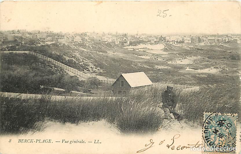 Postkarten: France - 62 - Berck sur Mer - Vue G&eacute;n&eacute;rale - Anim&eacute;e - Pr&eacute;curseur - Oblit&eacute;ration ronde de 1904 - CPA