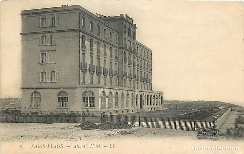 Postcards: France - 62 - Le Touquet - Atlantic Hotel - Oblit&eacute;ration ronde de 1906 - Etat l&eacute;ger pli visible - CP