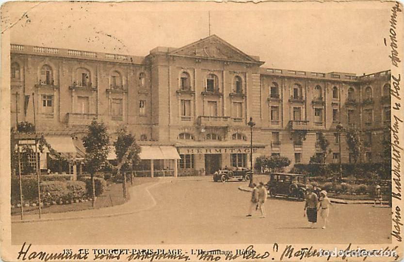 Postcards: France - 62 - Le Touquet - L'Hermitage Hotel - Anim&eacute;e - Automobiles - Correspondance - Oblit&eacute;ration