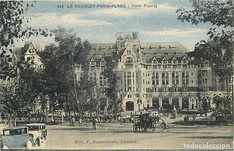Postcards: France - 62 - Le Touquet - Hotel Picardy - Anim&eacute;e - Automobiles - CPA - Voir Scans Recto-Verso