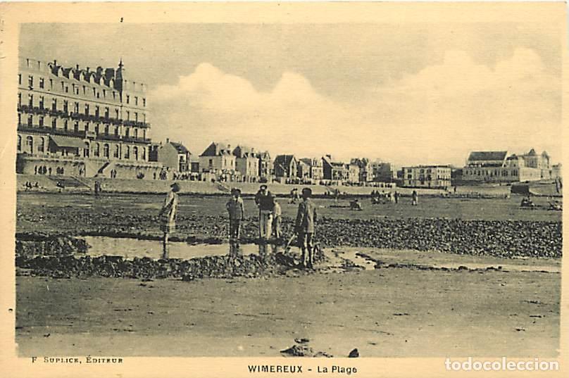 Postkarten: France - 62 - Wimereux - La Plage - Anim&eacute;e - Oblit&eacute;ration ronde de 1929 - CPA - Voir Scans Recto-Ver
