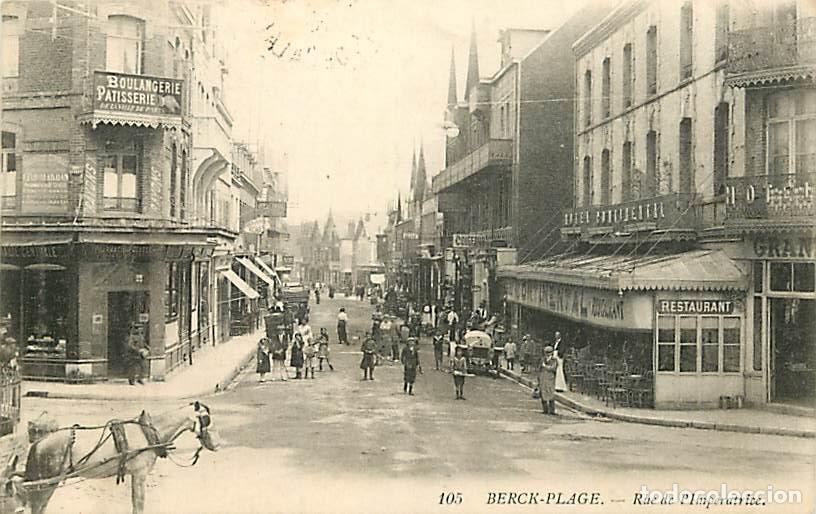 Postkarten: France - 62 - Berck sur Mer - Rue de l'Imp&eacute;ratrice - Anim&eacute;e - Chevaux - Automobiles - Correspondance