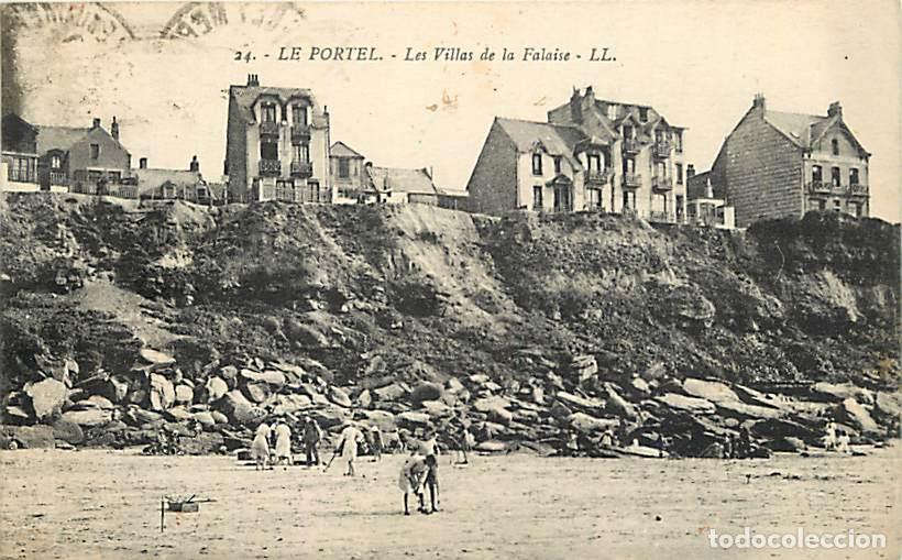 Postkarten: France - 62 - Le Portel - Les Villas de la Falaise - Anim&eacute;e - Oblit&eacute;ration ronde de 1927 - CPA - Voi